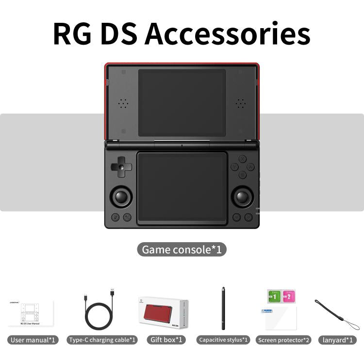 Console portatile ANBERNIC RG DS Flip doppio schermo 3+32G