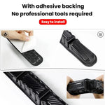 CTU040-1 2 pezzi Striscia antiurto universale per paraurti auto, adesivo protettivo antigraffio per bagagliaio, CTU040-1