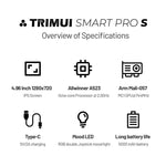 Console portatile Trimui Smart Pro S con schermo IPS 4,96"