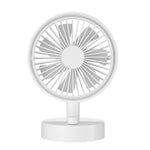 Ventilatore da tavolo multifunzione rotante, portatile, per ufficio e camera da letto, silenzioso, con ricarica USB., F4 Standard, F4 Screen Display