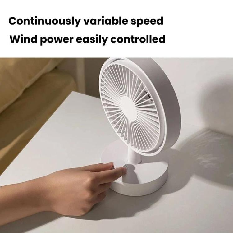 Ventilatore da tavolo multifunzione rotante, portatile, per ufficio e camera da letto, silenzioso, con ricarica USB., F4 Standard, F4 Screen Display
