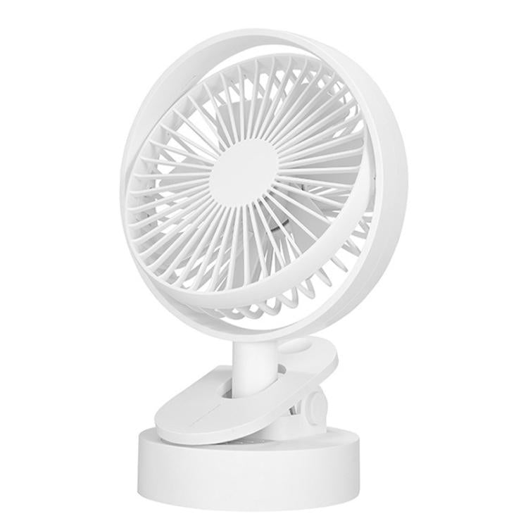 Ventilatore oscillante da tavolo F5 con clip, ricarica USB, mini ventilatore da tavolo, F5