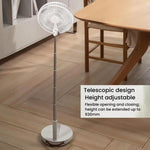 Ventilatore da tavolo telescopico pieghevole F11, mini ventilatore portatile da esterno con ricarica., F11