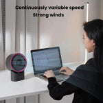 Ventilatore da tavolo ad alta potenza con ricarica USB F6, ventilatore elettrico per uso domestico., Standard 4000mAh