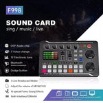 Scheda audio F998 con microfono condensatore BM800