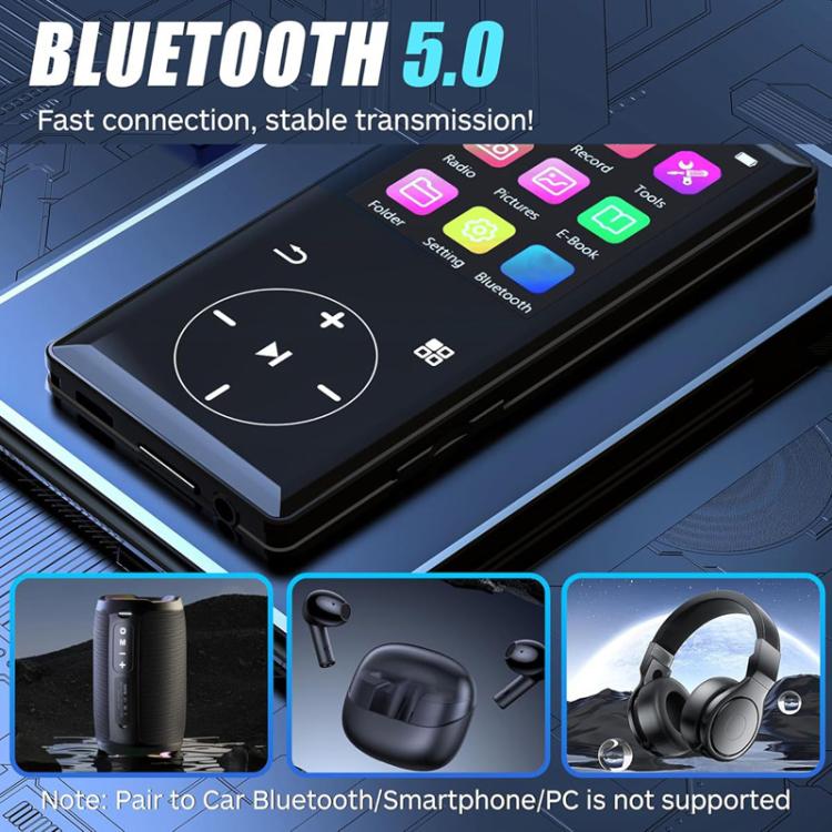 Lettore MP3 portatile touchscreen Bluetooth 64GB