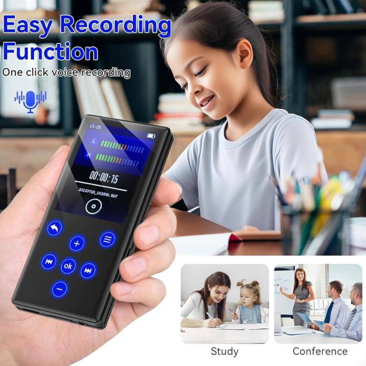 Lettore MP3/MP4 Bluetooth con altoparlante esterno, radio, musica e lettore di ebook., 4GB, 8GB, 16GB, 32GB, 64GB