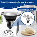 Frusta a farfalla di ricambio per impastare e preparare l'impasto, Thermomix TM7 / TM5 / TM6, For Thermomix TM31