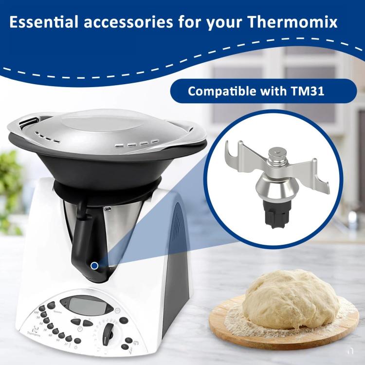 Frusta a farfalla di ricambio per impastare e preparare l'impasto, Thermomix TM7 / TM5 / TM6, For Thermomix TM31