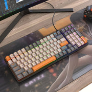 FREE WOLF K3 Russian Mechanical Keyboard 1.5m Wired Gaming Keyboard, Micro-Light Hot-Swap Red Switch, Aqua Green Hot-Swap Blue Switch, Welding Switch Aqua Green Red Switch, Welding Switch Bee Red Switch, Welding Switch Micro-Light Red Switch           ...