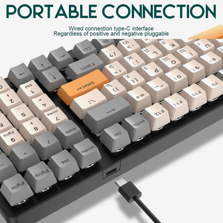 FREE WOLF K3 Russian Mechanical Keyboard 1.5m Wired Gaming Keyboard, Micro-Light Hot-Swap Red Switch, Aqua Green Hot-Swap Blue Switch, Welding Switch Aqua Green Red Switch, Welding Switch Bee Red Switch, Welding Switch Micro-Light Red Switch           ...