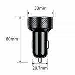 Indicatore LED per accendisigari auto, caricatore USB con interruttore