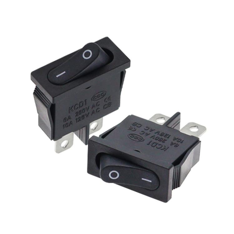 KCD1-110 10 pezzi Interruttore a bilanciere piatto sottile 2 pin 2 posizioni Interruttore per strumenti