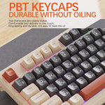 FREE WOLF M96 Wireless Bluetooth Dual-Mode Russian Keyboard PBT Dome Display Gaming Keyboard