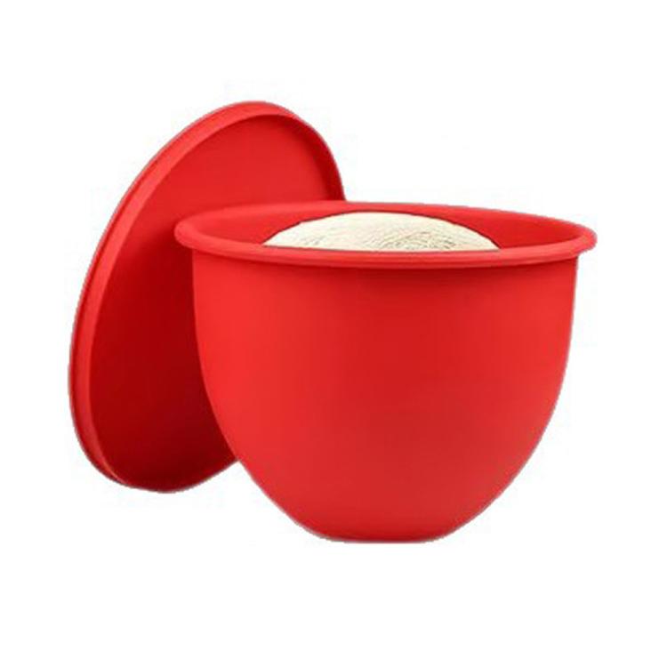 Rivestimento in silicone con coperchio per ciotola di ricambio in acciaio inox da 5 quarti per robot da cucina KitchenAid con testa inclinabile.