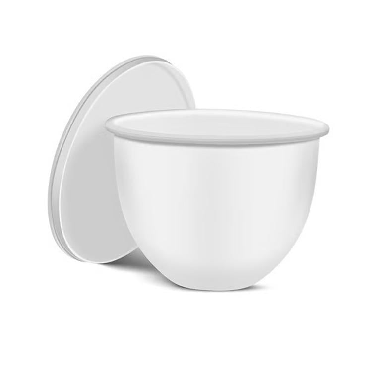 Rivestimento in silicone con coperchio per ciotola di ricambio in acciaio inox da 5 quarti per robot da cucina KitchenAid con testa inclinabile.