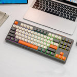 FREE WOLF M87 Russian 2.4G Wireless Bluetooth Dual-Mode Mechanical Keyboard