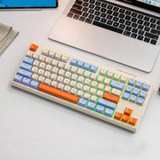 FREE WOLF M87 Russian 2.4G Wireless Bluetooth Dual-Mode Mechanical Keyboard