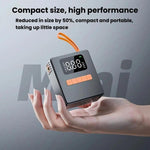 ALW-CQ-16 Gonfiatore digitale per pneumatici per auto con rilevamento della pressione, pompa d'aria portatile antideflagrante per emergenze.
