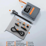 ALW-CQ-16 Gonfiatore digitale per pneumatici per auto con rilevamento della pressione, pompa d'aria portatile antideflagrante per emergenze.