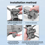 Per DJI Air 3 / 3S BRDRC Airdrop System/Thrower per la consegna aerea di regali, For DJI Air 3 / 3S