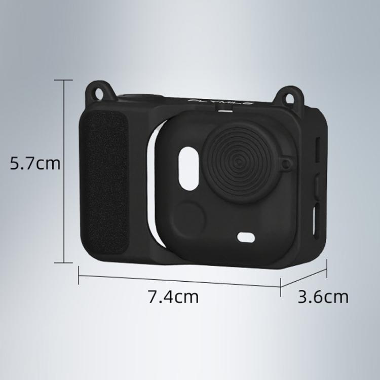 Custodia protettiva in silicone per la fotocamera d'azione Insta360 Go Ultra Flymile.