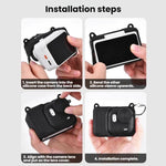 Custodia protettiva in silicone per la fotocamera d'azione Insta360 Go Ultra Flymile.