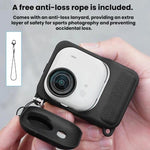 Custodia protettiva in silicone per la fotocamera d'azione Insta360 Go Ultra Flymile.