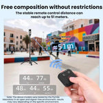 Controller Bluetooth intelligente Flymile per action camera, portata 51M.