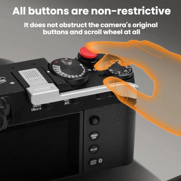Supporto fisso per impugnatura a una mano per fotocamera Fujifilm X100VI Flymile.