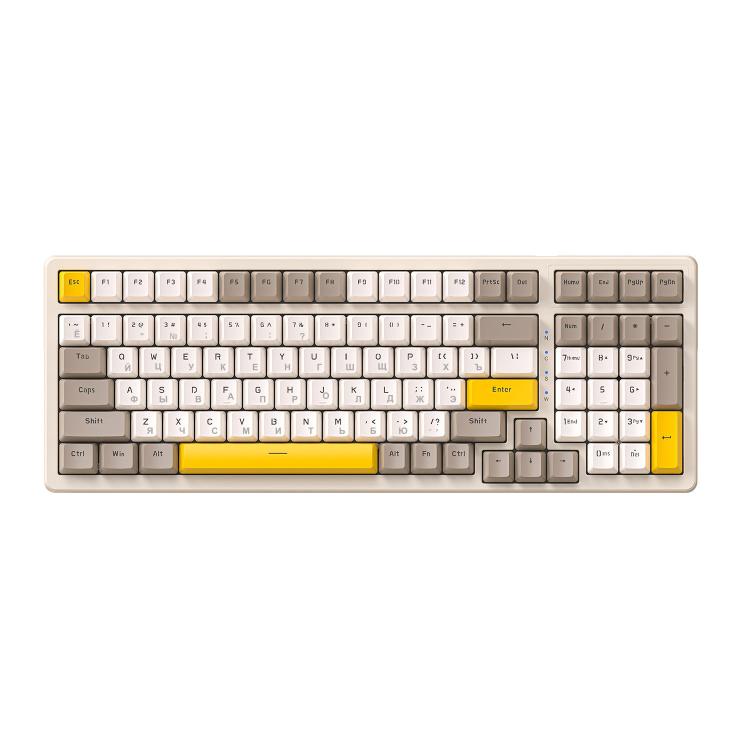 ZIYOULANG K3 MAX Russian Mechanical Keyboard Hot Swap Gasket Structure 1.5m Wired Gaming Keyboard