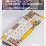 ZIYOULANG K3 MAX Russian Mechanical Keyboard Hot Swap Gasket Structure 1.5m Wired Gaming Keyboard