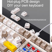ZIYOULANG K3 MAX Russian Mechanical Keyboard Hot Swap Gasket Structure 1.5m Wired Gaming Keyboard