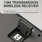 FREE WOLF M75 Russian Wireless Bluetooth Dual-Mode Mechanical Keyboard With PBT Gradient Caps and Display Screen
