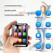 M6 Lettore musicale portatile MP3 Bluetooth 5.0 con altoparlante, radio FM ed e-book, 4GB, 8GB, 16GB, 32GB, 64GB