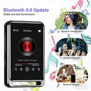 M6 Lettore musicale portatile MP3 Bluetooth 5.0 con altoparlante, radio FM ed e-book, 4GB, 8GB, 16GB, 32GB, 64GB