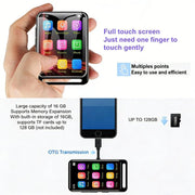 M6 Lettore musicale portatile MP3 Bluetooth 5.0 con altoparlante, radio FM ed e-book, 4GB, 8GB, 16GB, 32GB, 64GB
