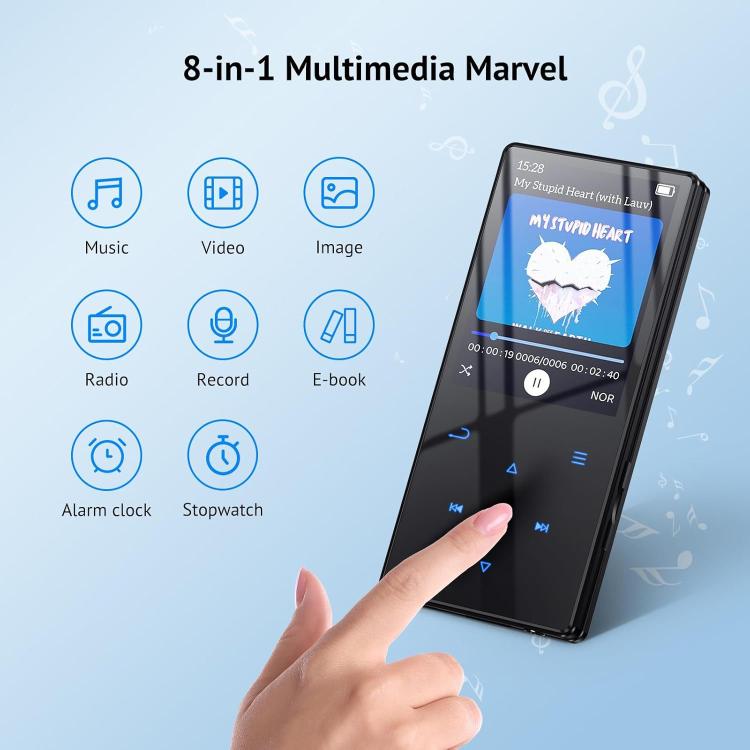 Lettore MP3 Bluetooth M2 con radio FM e altoparlante esterno
