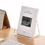 Espositore in acrilico per libri e brochure, ideale per ufficio, casa e ristorante., Single, Double