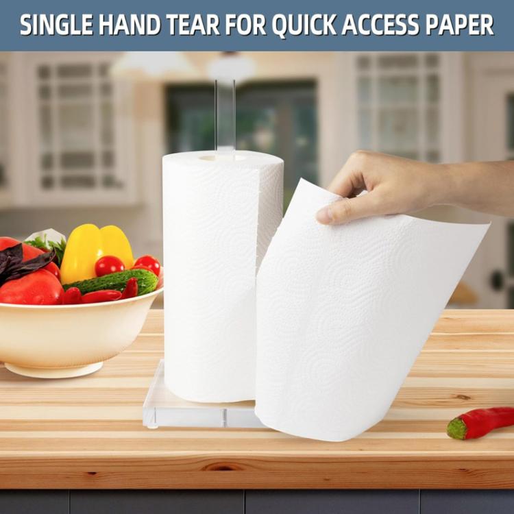Porta rotolo di carta igienica in acrilico per cucina, bagno e tavolino da caffè., YX218