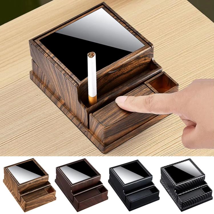 Portasigarette automatico in stile vintage da 40 pezzi con accendino integrato