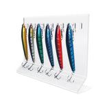 Supporto per esche da pesca in acrilico a 10 fori, organizer per accessori per esche., YX220