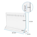 Supporto per esche da pesca in acrilico a 10 fori, organizer per accessori per esche., YX220