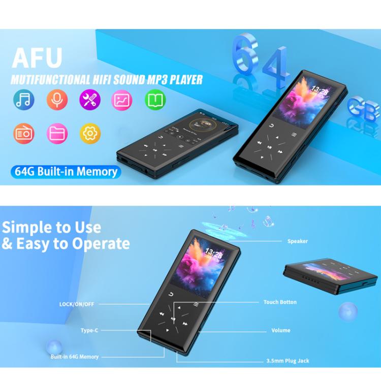 Altoparlante Bluetooth A8 con Touchscreen e Slot SD