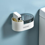 Posacenere a parete in acciaio inox con coperchio per bagno e WC, salvaspazio.