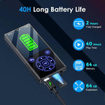 P3 Music MP3 Player Bluetooth Touchscreen 4-64GB