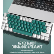 ZIYOULANG T60 Russian Mechanical Keyboard 1.5m Wired Illuminated Gaming Keyboard, Microglow Blue Switch, Microglow Red Switch, Bee Blue Switch, Bee Red Switch, Blue Red Switch, Aqua Green Blue Switch, Chalk Blue Switch
