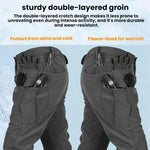Tuta da ciclismo/escursionismo impermeabile e antivento in softshell Sharkskin con fodera in pile., L, XL, XXL