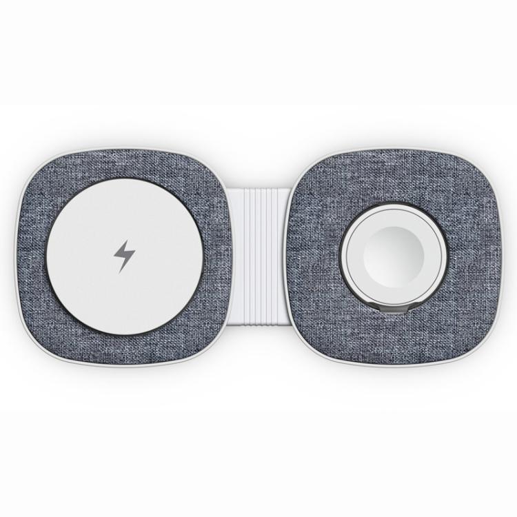 Caricabatterie wireless magnetico portatile pieghevole 3 in 1 T2 da 15 W