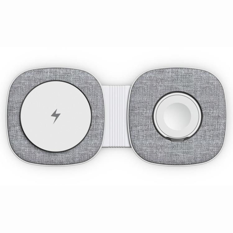 Caricabatterie wireless magnetico portatile pieghevole 3 in 1 T2 da 15 W